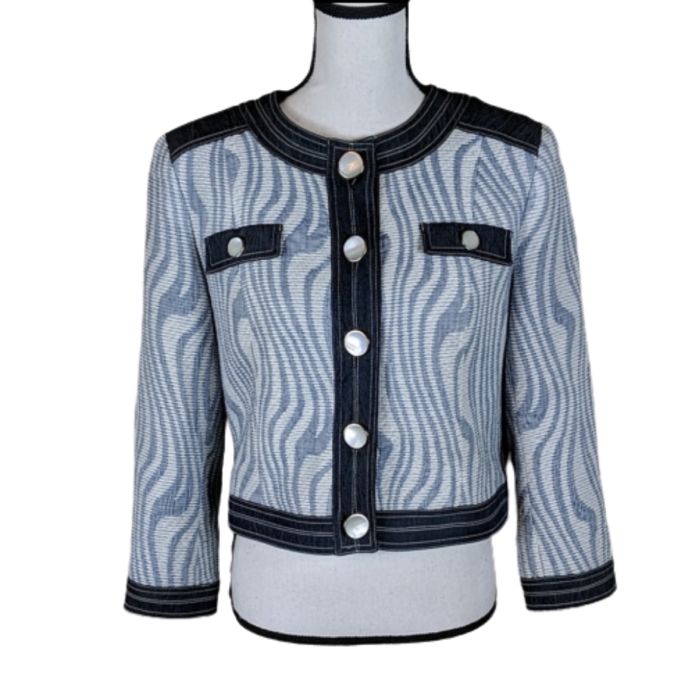 Jana Kos Chic Blazer Pearl Buttons Unique …